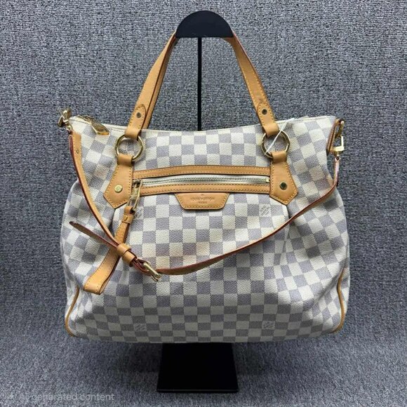 Louis Vuitton Evora White Damier Azur Canvas Satchel ccofb850-102525 - Picture 2 of 15